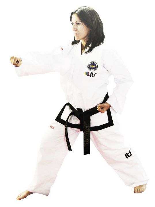 Taekwond-Do Master Dobok "Pattern" (ITF approved) - 160cm