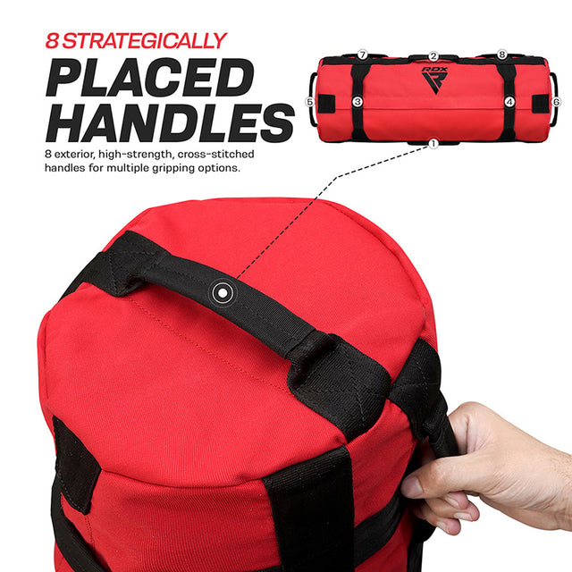 FITNESS SAND BAG RED (125 TO 200 LB) - RED,125 TO 200LB