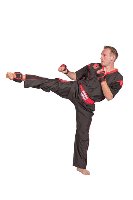 Kickboxuniform „Star Edition“ - Black/Red,130cm