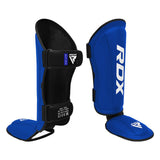 SHIN INSTEP MOLDED KING BLUE/WHITE-XL - BLUE/WHITE,XL