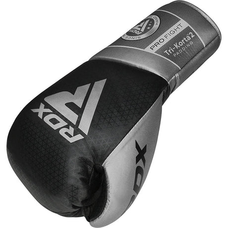 BOXING GLOVES MARK PRO FIGHT TRI KORTA 2 SILVER-10OZ - 10oz