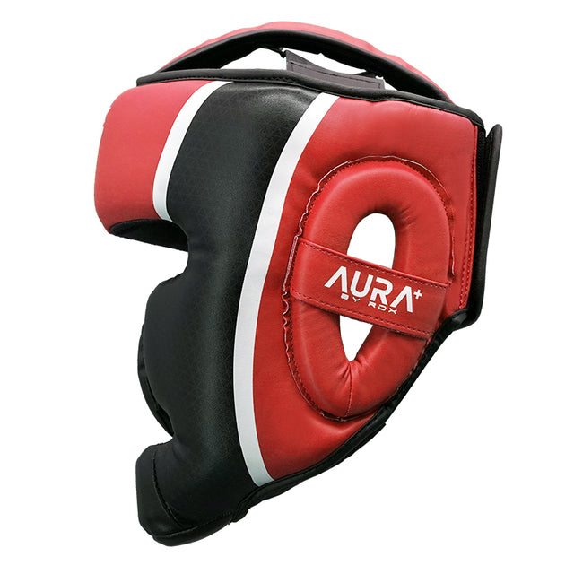 HEAD GUARD AURA PLUS T-17 RED/BLACK-S - Small