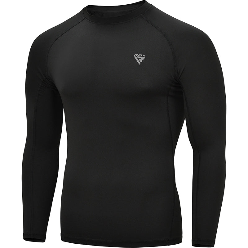 CLOTHING T15 COMPRESSION RASH GUARD BLACK FULL-M - MEDIUM