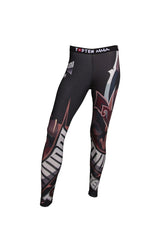 TOP TEN MMA Compression Pants "Samurai" (18804-9) - S - S