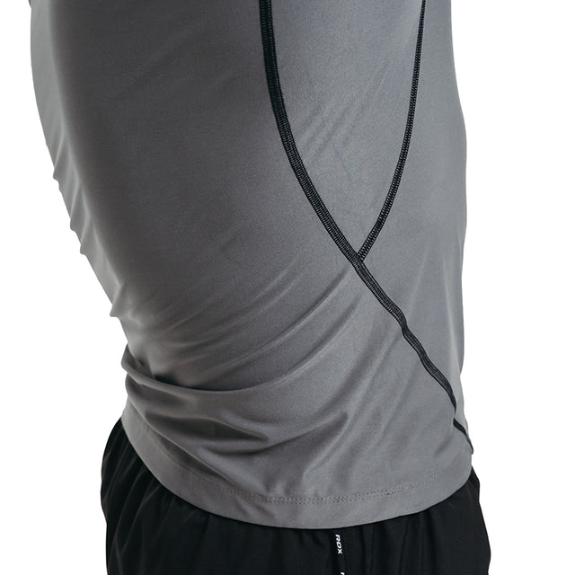 SWEAT VEST MENS M1 GREY-L - GREY,LARGE