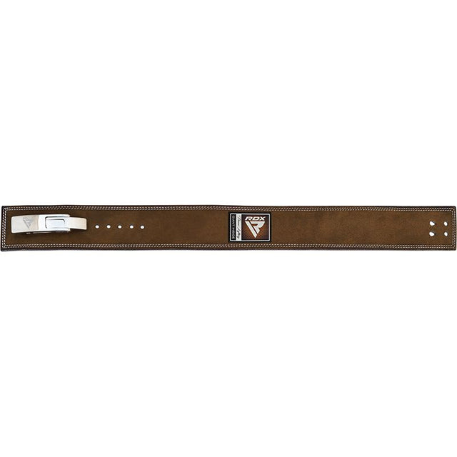 BELT PRO LIVER BUCKLE BROWN LEATHER PLUS-S - BROWN,SMALL