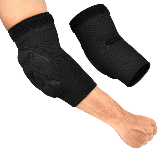 HOSIERY ELBOW FOAM BLACK/BLACK-L - BLACK/BLACK,LARGE