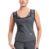 SWEAT VEST WOMEN'S W1 GREY-2XL - GREY,2XL