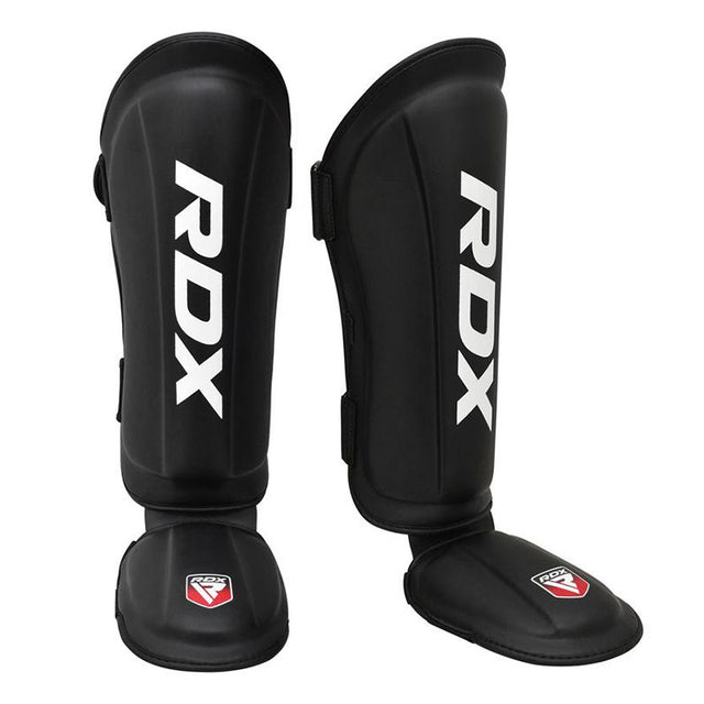 SHIN INSTEP MOLDED KING BLACK-L - BLACK,LARGE