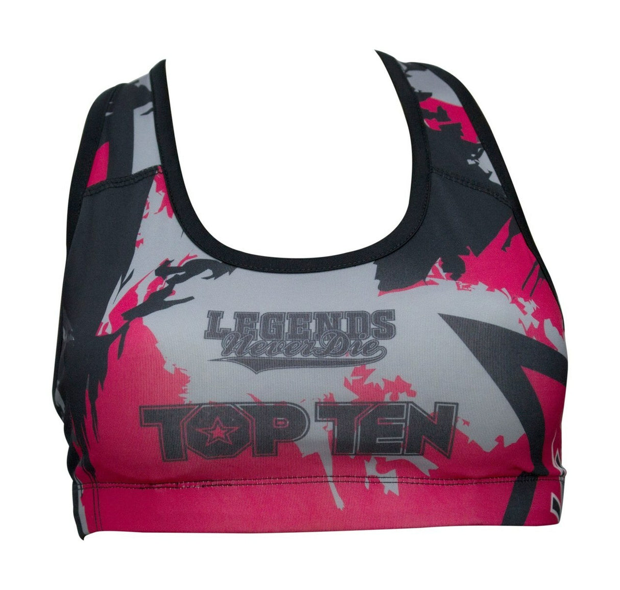 TOP TEN Sports Bra "Vikings" Pink (0096-97) - Small - Small