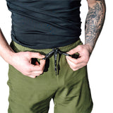 MMA SHORTS T16 ARMY GREEN/BLACK-M - GREEN/BLACK,MEDIUM