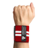 GYM WRIST WRAP W4 RED 24"-M - RED,MEDIUM