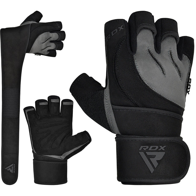 GYM GLOVE MICRO GRAY/BLACK PLUS-M - GRAY/BLACK,MEDIUM