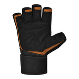 GYM GLOVE MICRO TAN/BLACK PLUS-L - TAN/BLACK,LARGE