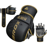 GRAPPLING GLOVES SHOOTER F6 MATTE GOLDEN PLUS-L/XL - L/XL