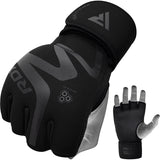 GRAPPLING GLOVE NEOPRENE T15 MATTE BLACK-S - Small