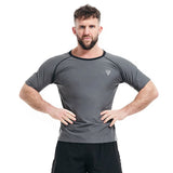 SWEAT T-SHIRT MENS M1 GREY-L - GREY,LARGE