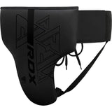 GROIN GUARD REX F6 MATTE BLACK-M - MEDIUM