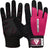 GYM WEIGHT LIFTING GLOVES W1 FULL PINK-S - PINK,SMALL