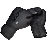 BOXING GLOVES F6 MATTE BLACK-6OZ - 6OZ