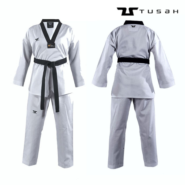 Tusah Black Collar WT Approved Uniform - Size 150cm (10304)