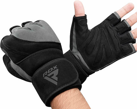 GYM GLOVE MICRO GRAY/BLACK PLUS-S - GRAY/BLACK,SMALL