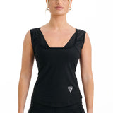 SWEAT VEST WOMEN'S W1 BLACK-XL - BLACK,XL