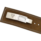 BELT PRO LIVER BUCKLE BROWN LEATHER PLUS-S - BROWN,SMALL