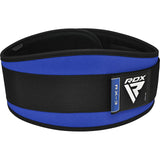 WEIGHT LIFTING BELT EVA CURVE RX3 BLUE-L - BLUE,LARGE