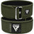 WEIGHT LIFTING STRAP BELT RX1 ARMY GREEN-L - ARMY GREEN,LARGE