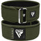 WEIGHT LIFTING STRAP BELT RX1 ARMY GREEN-L - ARMY GREEN,LARGE