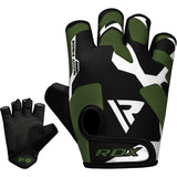 GYM GLOVES SUMBLIMATION F6 BLACK/GREEN-XL - BLACK/GREEN,XL