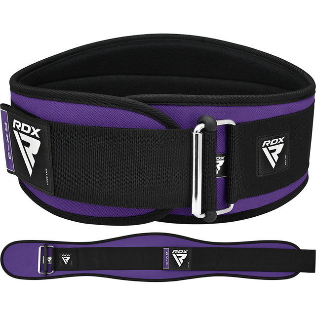 WEIGHT LIFTING BELT EVA CURVE RX3 PURPLE-S - PURPLE,SMALL