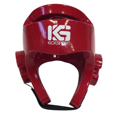 Kicksport "Fight" Dipped Foam Head Guard - Red Child - XS - XS