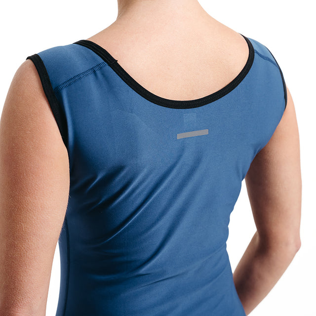 SWEAT VEST WOMEN'S W1 NAVY BLUE-S - NAVY BLUE,SMALL