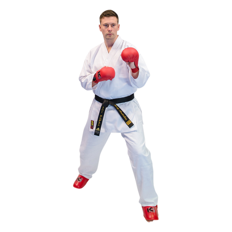 Kicksport Student KARATE Uniform "KOHAI" - 7oz Poly/Cotton  200cm/210cm - ADULT (KSSKU7) - 7/200cm - 7/200cm