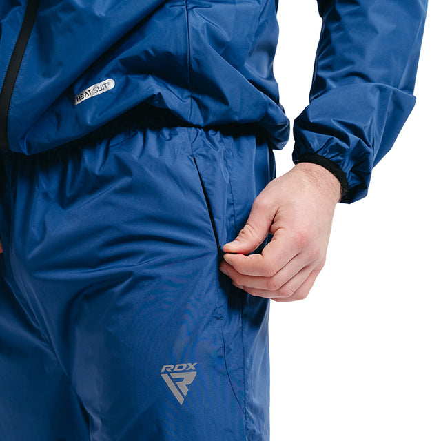 CLOTHING SAUNA SUIT C1 BLUE-XL - BLUE,XL