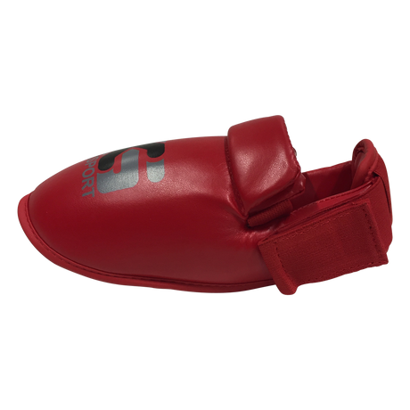 Kicksport Karate Shin-Instep WKF Style - Red (KSKSI-04)