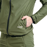 CLOTHING SAUNA SUIT H2 ARMY GREEN PLUS-L - ARMY GREEN,LARGE