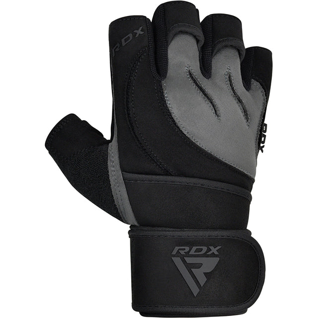 GYM GLOVE MICRO GRAY/BLACK PLUS-L - GREY/BLACK,LARGE