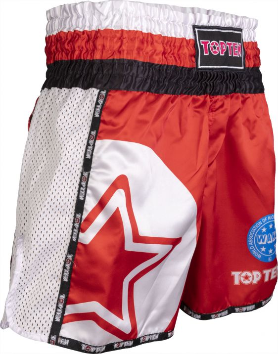 Kickbox-Shorts „WAKO Star“ - Red,XS