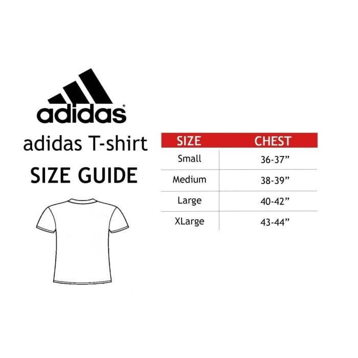 ADIDAS BOXING T-SHIRT - Large,Black/White