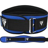 WEIGHT LIFTING BELT EVA CURVE RX3 BLUE-L - BLUE,LARGE