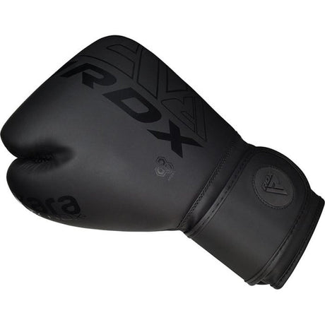 BOXING GLOVES F6 MATTE BLACK-8OZ - 8OZ