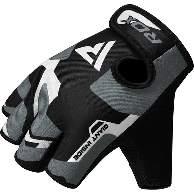 GYM GLOVES SUMBLIMATION F6 GRAY-S - GRAY,SMALL