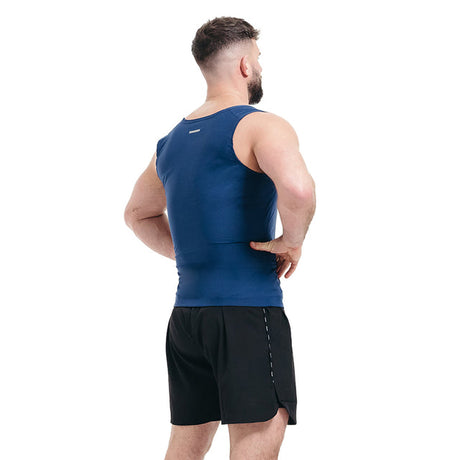 SWEAT VEST MENS M1 NAVY BLUE-M - NAVY BLUE,MEDIUM