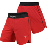 MMA SHORTS T15 RED-3XL - RED,3XL