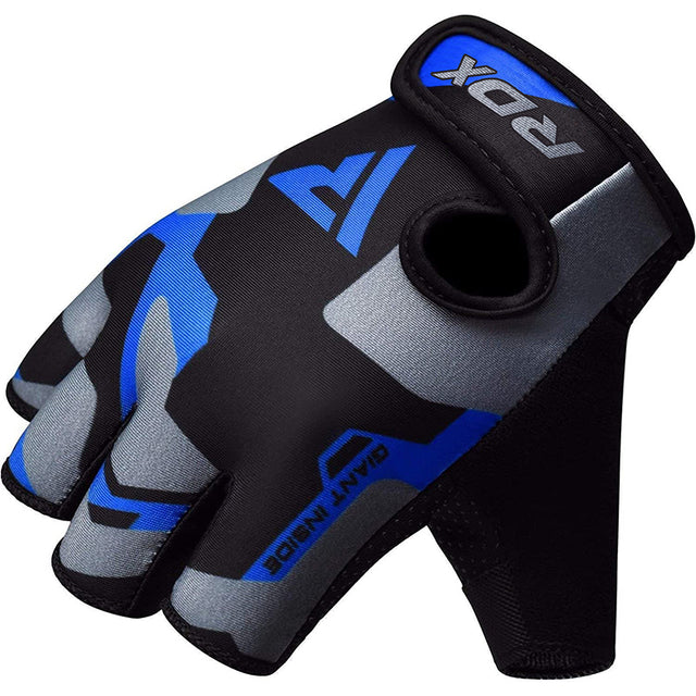 GYM GLOVES SUMBLIMATION F6 BLUE-2XL - BLUE,2XL