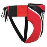 GROIN GUARD AURA PLUS T-17 RED/BLACK-S+ - Small