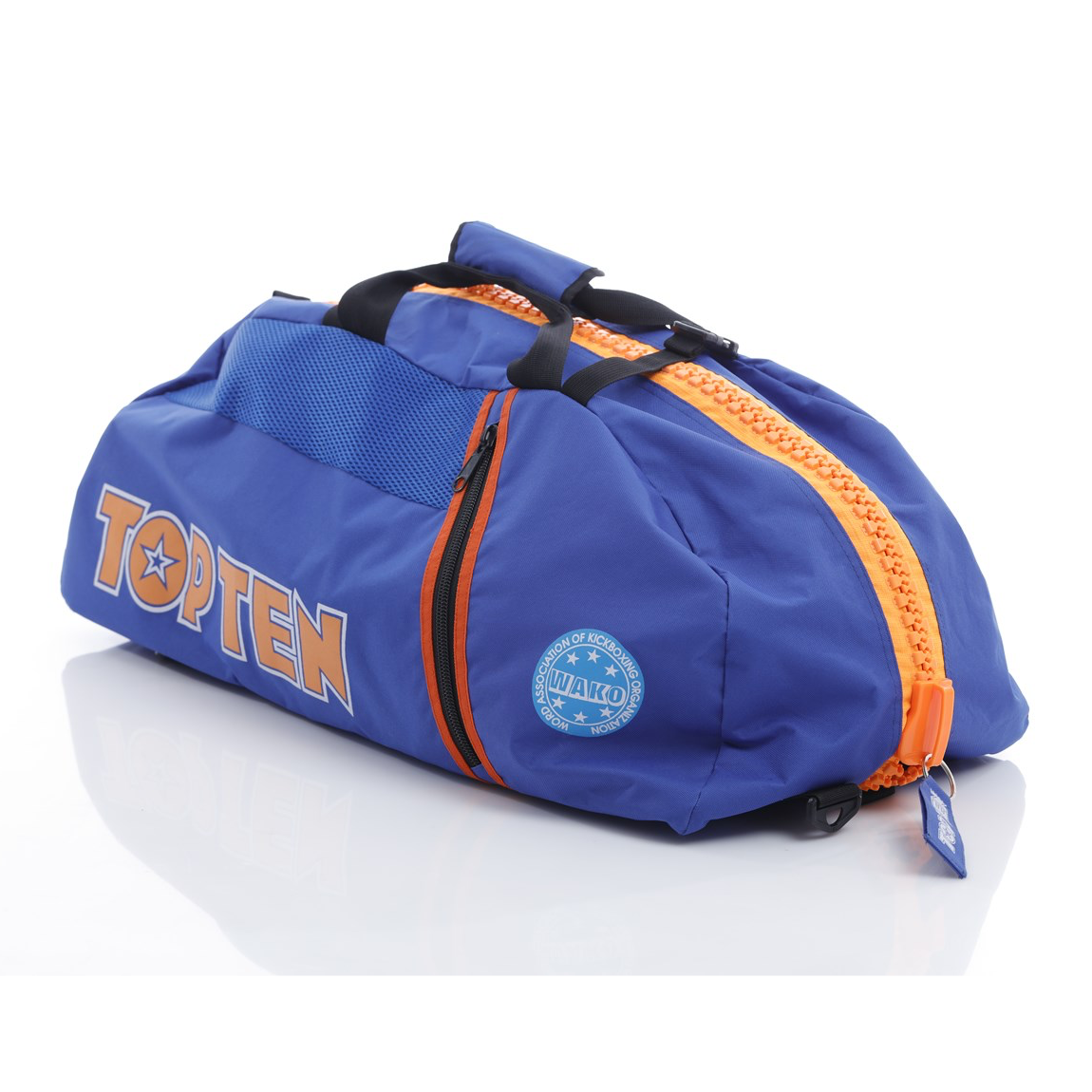 TOP TEN Sportbag Combo  "WAKO" Orange Zip Medium